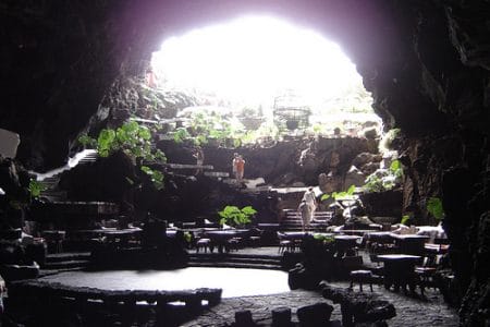 Cuevas de los Jameos del Agua en Lanzarote