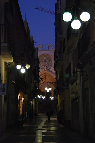 Calle Mayor de noche