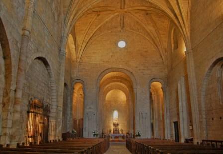 Interior de la Iglesia del Monasterio de Leire