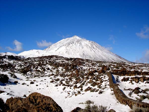 El Teide nevado
