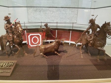 Corrida de toros de chocolate en el Museo de Barcelona