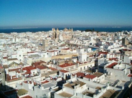 Vista de Cádiz desde la Torre Tavira
