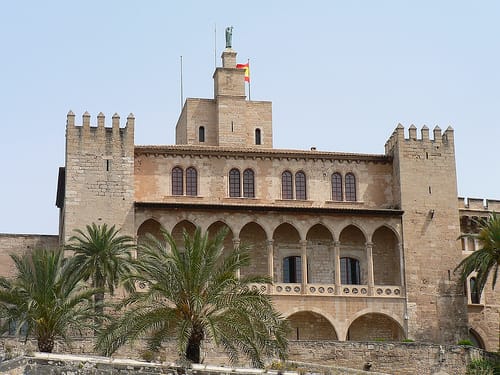 El Palacio de la Almudaina en Palma de Mallorca