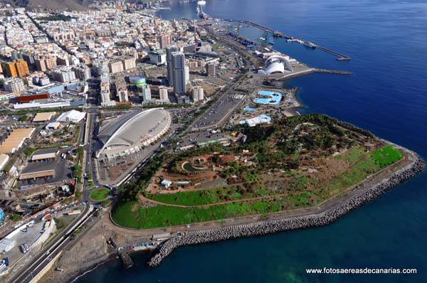 Santa Cruz de Tenerife vista aerea