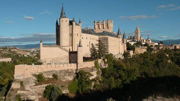 Panorámica del Alcázar de Segovia