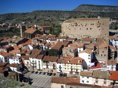 Mora de Rubielos, postal de invierno en Teruel