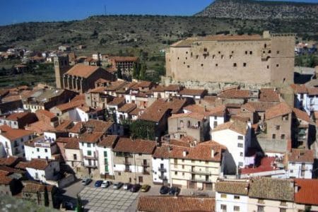 Mora de Rubielos, postal de invierno en Teruel