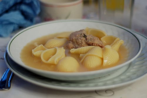 Sopa de galets