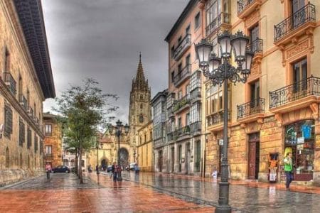 La ciudad medieval de Oviedo