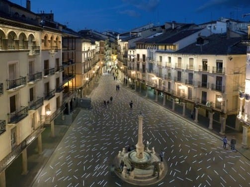 La Plaza del Torico en Teruel