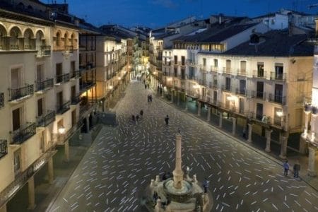 La Plaza del Torico en Teruel