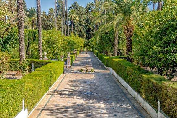 Jardínes de los Reales Alcazares de Sevilla