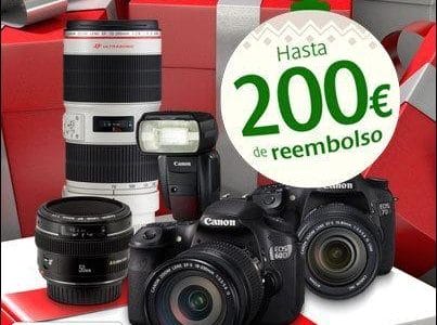Tu cámara Canon con un reembolso de 200 euros