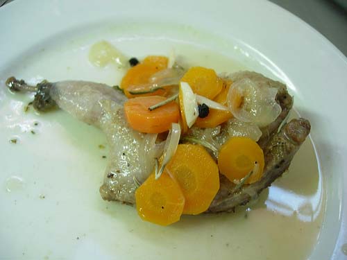 Codornices en escabeche