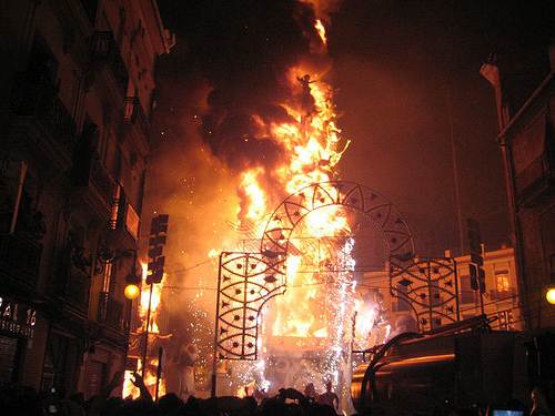 Cremá de las Fallas Valencianas