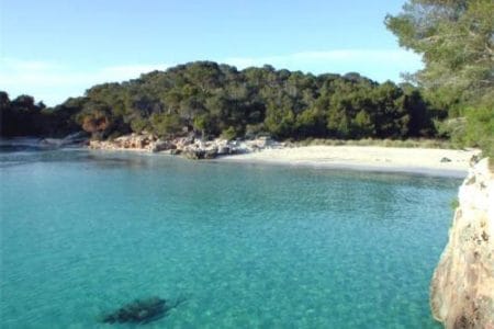 La Cala Turqueta en Menorca