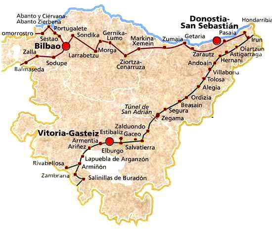 Camino de Santiago por el País Vasco