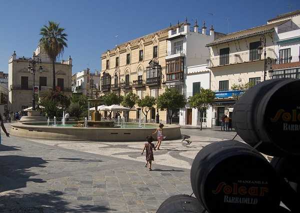 Plaza del Cabildo, en Sanlúcar de Barrameda