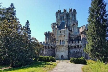 El castillo de Butrón, en Vizcaya